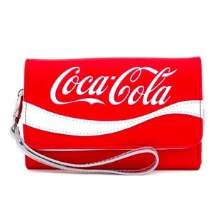 Loungefly Coca Cola Logo Wristlet